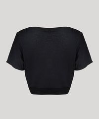 Blusa-Feminina-Blueman-Cropped-Manga-Curta-Decote-Redondo-Preta-9706879-Preto_6