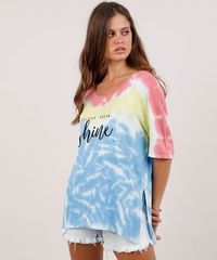 Blusa-Feminina-Blueman-Estampada-Tie-Dye-Manga-Curta-Decote-Redondo-Azul-9790243-Azul_1