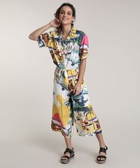 Camisa-Feminina-Cropped-Estampada-Praiana-com-No-Manga-Curta-Amarela-9679075-Amarelo_3