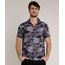Camisa-Masculina-Triya-Tradicional-Estampada-Camuflada-Manga-Curta-Chumbo-9727429-Chumbo_1