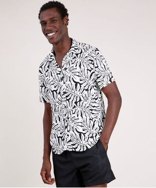 Camisa-Masculina-Triya-Tradicional-Estampada-de-Folhagem-Manga-Curta-Branca-9727434-Branco_1