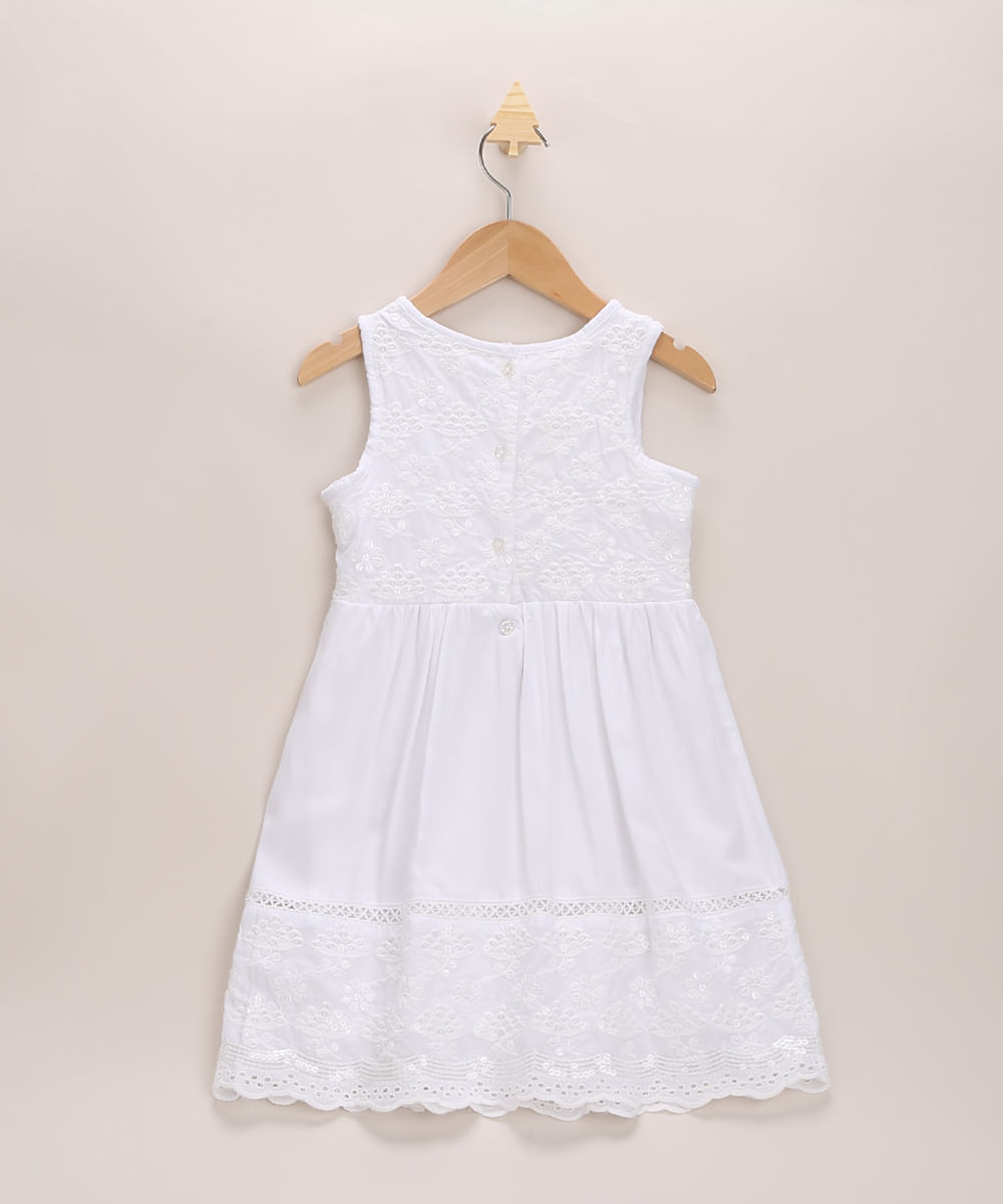 vestido paete infantil