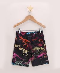 Bermuda-Surf-Infantil-Estampado-de-Esqueletos-de-Dinossauros-Multicor-9962790-Multicor_2