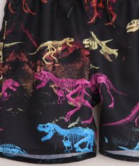Bermuda-Surf-Infantil-Estampado-de-Esqueletos-de-Dinossauros-Multicor-9962790-Multicor_3