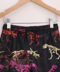 Bermuda-Surf-Infantil-Estampado-de-Esqueletos-de-Dinossauros-Multicor-9962790-Multicor_4