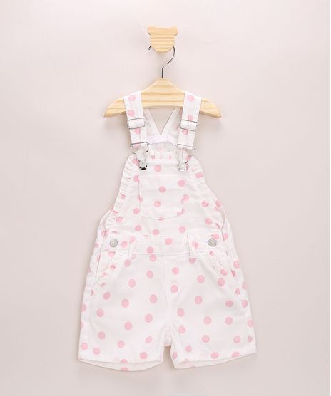 Jardineira-Infantil-Estampada-de-Poa-com-Babados-Branca-9963380-Branco_1