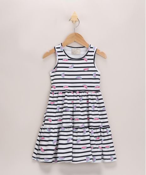 Vestido-Infantil-Estampado-Listrado-e-Melancia-com-Recortes-Sem-Manga-Branco-9965055-Branco_1