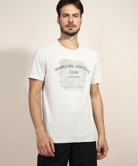 Camiseta-Masculina--Marea-del-Portillo--Manga-Curta-Gola-Careca-Cinza-Mescla-Claro-9968751-Cinza_Mescla_Claro_1