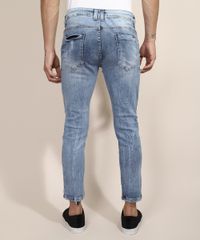 Calca-Jeans-Masculina-Skinny-Cropped-Destroyed-Azul-Claro-9968639-Azul_Claro_2