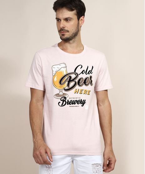 Camiseta-Masculina--Cold-Beer-Here--Flocada-Manga-Curta-Gola-Careca-Rosa-Claro-9970363-Rosa_Claro_1
