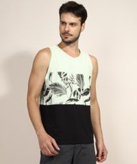 Regata-Masculina-com-Recorte-Estampado-de-Folhagem-Gola-Careca-Verde-Claro-9968452-Verde_Claro_1