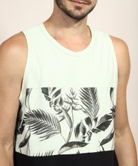 Regata-Masculina-com-Recorte-Estampado-de-Folhagem-Gola-Careca-Verde-Claro-9968452-Verde_Claro_4