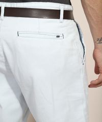 Bermuda-de-Sarja-Masculina-Reta-Chino-com-Cinto-Azul-Claro-9966067-Azul_Claro_5