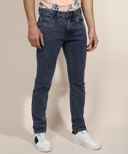 Calca-Jeans-Masculina-Slim-Marmorizada-Azul-Escuro-9967868-Azul_Escuro_1 Calca-Jeans-Masculina-Slim-Marmorizada-Azul-Escuro-9967868-Azul_Escuro_1
