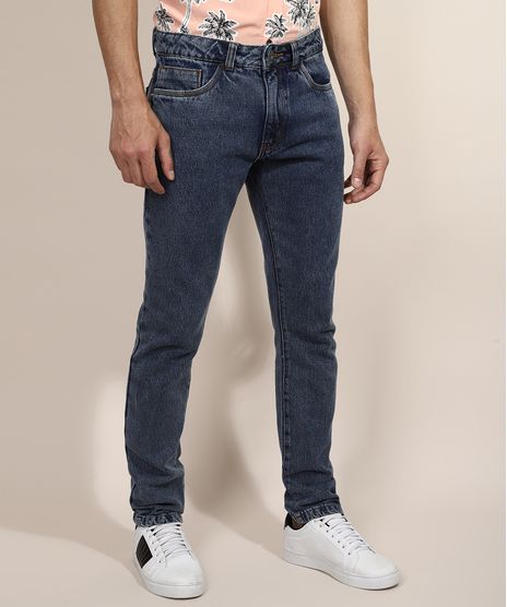 Calca-Jeans-Masculina-Slim-Marmorizada-Azul-Escuro-9967868-Azul_Escuro_1