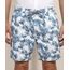 Bermuda-de-Sarja-Masculina-Reta-Estampada-de-Folhagem-com-Cordao-Off-White-9966718-Off_White_1