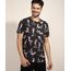 Camiseta-Masculina-Pantera-Cor-de-Rosa-Estampada-Manga-Curta-Gola-Careca-Preta-9968104-Preto_1