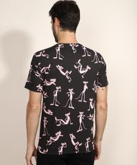 Camiseta-Masculina-Pantera-Cor-de-Rosa-Estampada-Manga-Curta-Gola-Careca-Preta-9968104-Preto_4