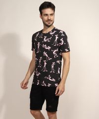 Camiseta-Masculina-Pantera-Cor-de-Rosa-Estampada-Manga-Curta-Gola-Careca-Preta-9968104-Preto_6
