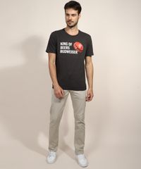Camiseta-Masculina-Budweiser--King-of-Beers--Manga-Curta-Gola-Careca-Cinza-Mescla-Escuro-9968749-Cinza_Mescla_Escuro_3
