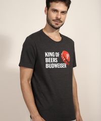 Camiseta-Masculina-Budweiser--King-of-Beers--Manga-Curta-Gola-Careca-Cinza-Mescla-Escuro-9968749-Cinza_Mescla_Escuro_5
