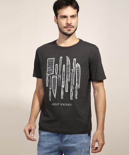 Camiseta-Masculina-Tipos-de-Facas-Manga-Curta-Gola-Careca-Cinza-Mescla-Escuro-9968750-Cinza_Mescla_Escuro_1