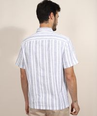 Camisa-Masculina-Relaxed-Listrada-com-Linho-e-Bolso-Manga-Curta-Branca-9948624-Branco_2