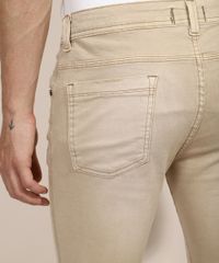Calca-de-Sarja-Masculina-Super-Skinny-Destroyed-com-Chaveiro-Kaki-9968747-Kaki_5