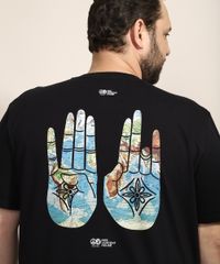 Camiseta-Masculina-Pipe-Plus-Size-Maos--Meditation--Manga-Curta-Gola-Careca-Preta-9970445-Preto_2