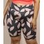 Bermuda-Feminina-Plus-Size-Esportiva-Ace-Cintura-Super-Alta-Estampada-de-Folhagem-Chumbo-9975205-Chumbo_1