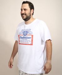 Camiseta-Masculina-Plus-Size-Budweiser-Manga-Curta-Gola-Careca-Branca-9974277-Branco_5