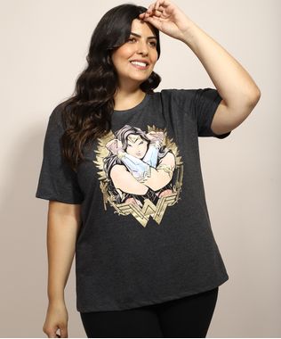 Blusa-Feminina-Plus-Size-Mulher-Maravilha-Metalizada-Manga-Curta-Decote-Redondo-Cinza-Mescla-Escuro-9971363-Cinza_Mescla_Escuro_1