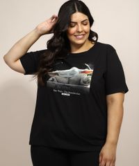 Blusa-Feminina-Plus-Size--Baby-Yoda--Manga-Curta-Decote-Redondo-Preta-9971420-Preto_1