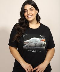 Blusa-Feminina-Plus-Size--Baby-Yoda--Manga-Curta-Decote-Redondo-Preta-9971420-Preto_5