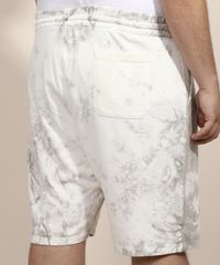 Bermuda-de-Moletom-Masculina-Plus-Size-Relaxed-Estampada-Tie-Dye-com-Cordao-Cinza-9962299-Cinza_2