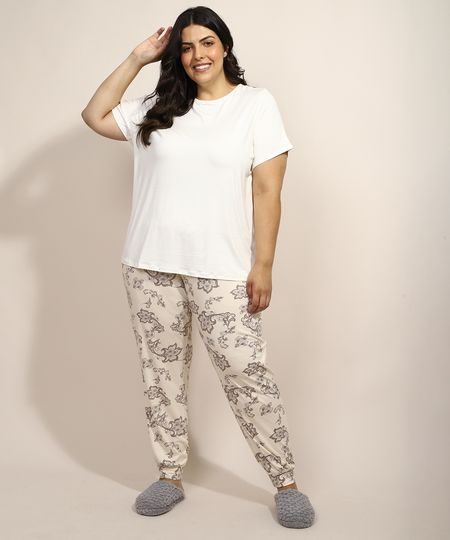 Pijama-Feminino-Plus-Size-com-Estampa-Paisley-Manga-Curta-Off-White-9971251-Off_White_1 Pijama-Feminino-Plus-Size-com-Estampa-Paisley-Manga-Curta-Off-White-9971251-Off_White_1