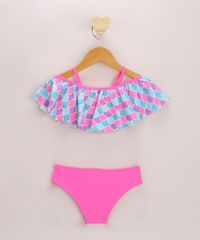Biquini-Infantil-Ciganinha-Sereia-Estampado-de-Escamas-com-Protecao-UV50--Multicor-9964930-Multicor_2