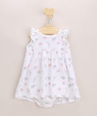 Vestido-Infantil-Estampado-Arco-Iris-Manga-Curta-com-Babados---Calcinha-Branco-9968512-Branco_1