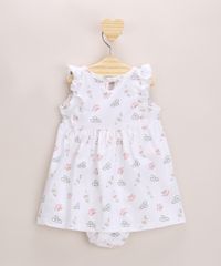 Vestido-Infantil-Estampado-Arco-Iris-Manga-Curta-com-Babados---Calcinha-Branco-9968512-Branco_2