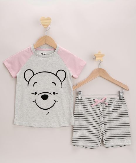 Pijama-Infantil-Ursinho-Pooh-Raglan-Manga-Curta-Cinza-9971895-Cinza_1