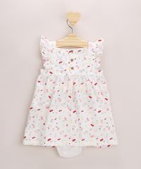 Vestido-Infantil-Estampado-de-Cerejas-Manga-Curta-com-Babados---Calcinha-Branco-9954539-Branco_2