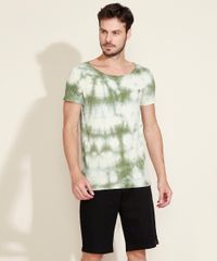 Camiseta-Masculina-Slim-Estampada-Tie-Dye-Manga-Curta-Gola-Canoa-Verde-9965509-Verde_6