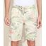 Bermuda-Masculina-Reta-Estampada-Floral-com-Bolso-e-Cadarco-Bege-Claro-9967092-Bege_Claro_1