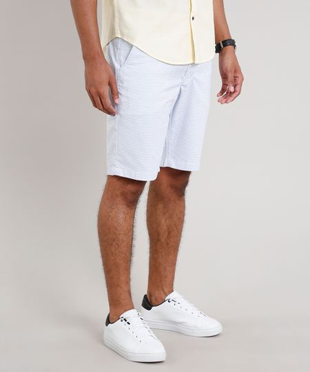 Bermuda-de-Sarja-Masculina-Listrada-Branca-9672375-Branco_1
