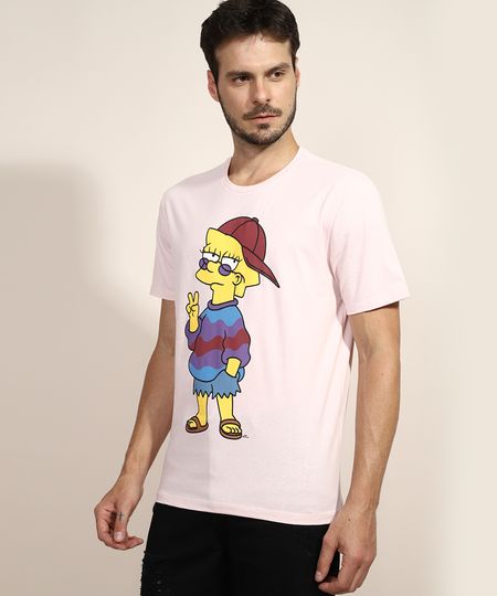 Camiseta-Masculina-Lisa-Os-Simpsons-Manga-Curta-Gola-Careca-Rosa-Claro-9687497-Rosa_Claro_1 Camiseta-Masculina-Lisa-Os-Simpsons-Manga-Curta-Gola-Careca-Rosa-Claro-9687497-Rosa_Claro_1