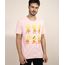 Camiseta-Masculina-Lisa-Simpson-Manga-Curta-Gola-Careca-Rose-9937475-Rose_1