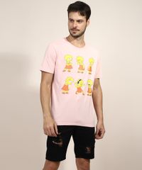 Camiseta-Masculina-Lisa-Simpson-Manga-Curta-Gola-Careca-Rose-9937475-Rose_5