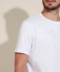 Camiseta-Masculina-Estampada-Folhagem-Manga-Curta-Gola-Careca-Branca-9970578-Branco_5