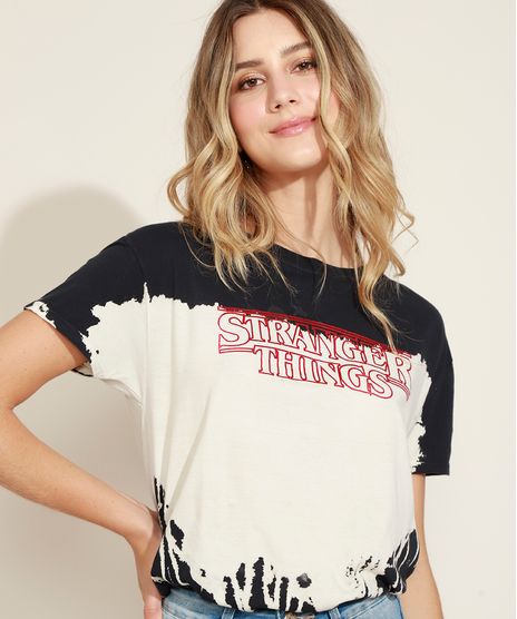 Blusa-Feminina-Stranger-Things-Lavada-Manga-Curta-Decote-Redondo-Preta-9962544-Preto_1