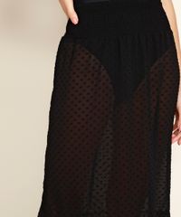 Saida-de-Praia-Feminina-Texturizada-de-Poa-Longa-com-Lastex-e-Babado-Preta-9963627-Preto_6